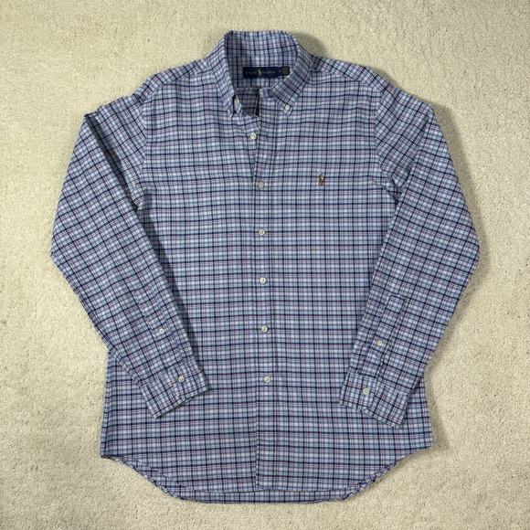 Ralph Lauren Other - Ralph Lauren Men's M Multicolor Flesh Pony Plaid Long Sleeve Button Down Shirt‎